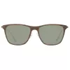 Hackett London HSB86311255 Herren-Sonnenbrille - Glänzend schwarzer Rahmen, graue Gläser, 55 mm