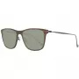 Hackett London HSB86311255 Herren-Sonnenbrille - Glänzend schwarzer Rahmen, graue Gläser, 55 mm