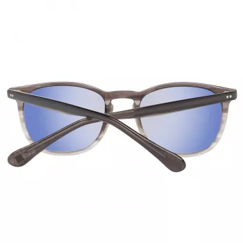 Hackett Man HSB83800152 Rechteckige Acetat-Sonnenbrille Schwarz/Grau 52/20/145 mm
