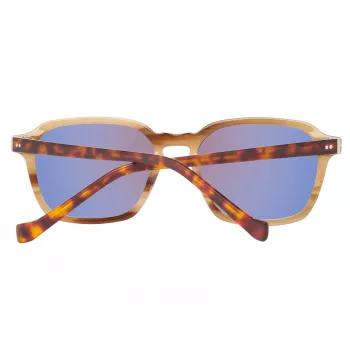 HACKETT MAN HSB86618752 Sonnenbrille Rechteckiger Acetatrahmen UV400 Graue Gläser 52/18/145 mm