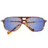 HACKETT MAN SONNENBRILLE HSB86512756 - Havanna Acetat Rechteckrahmen mit braunen Verlaufsgläsern - 56/16/140 mm