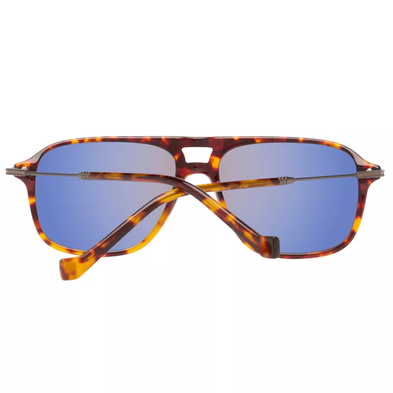 HACKETT MAN SONNENBRILLE HSB86512756 - Havanna Acetat Rechteckrahmen mit braunen Verlaufsgläsern - 56/16/140 mm