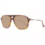 HACKETT MAN SONNENBRILLE HSB86512756 - Havanna Acetat Rechteckrahmen mit braunen Verlaufsgläsern - 56/16/140 mm