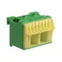 Hager KN10E QuickConnect PE-Klemmenblock, 10 Klemmstellen, grün/gelb