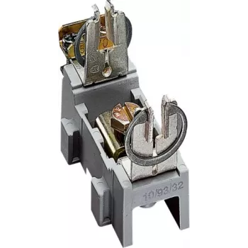 Hager L01R Neutralleiterklemme 14-fach 100A 400V Blau