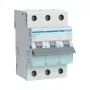 Hager MBN316 3-poliger 16A B-Charakteristik 6kA Leitungsschutzschalter, 3 Module breit