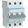 Hager MBN325 3-poliger 25 A B-Charakteristik Leitungsschutzschalter, 6 kA, 3 Module