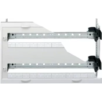 Hager UD22B3 Unterputz-Verteilerschrank aus Edelstahl, 2 Reihen, 24 Module, 500x300x125 mm