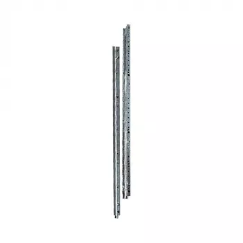 Hager UN12A Universalmontageschiene 1800mm, Edelstahl, 2er-Set, für Schränke ab 160mm Tiefe