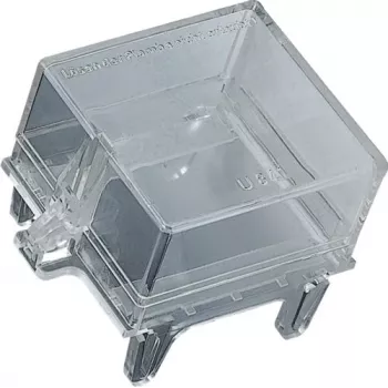 Hager universZ Verschlussabdeckung U841, 2,5 PLE, Snap-in, Lichtgrau