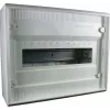 Hager VA12CN Volta Aufputz-Verteilerschrank, 1 Reihe, 12 Module, IP30, Weiß