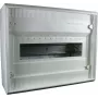 Hager VA12CN Volta Aufputz-Verteilerschrank, 1 Reihe, 12 Module, IP30, Weiß