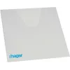 Hager Volta Dokumententasche VZ407, Transparentes PVC, 220 x 240 mm, Selbstklebend