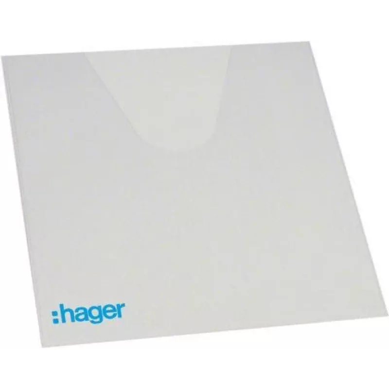 Hager Volta Dokumententasche VZ407, Transparentes PVC, 220 x 240 mm, Selbstklebend