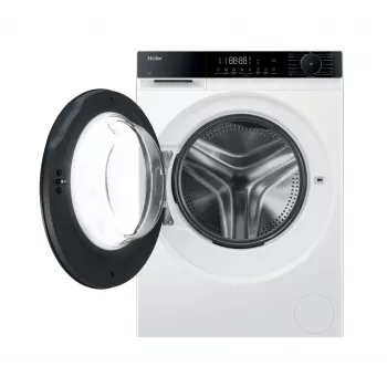 Haier X5 HW80-BP14357ETUPL 8 kg 1400 U/min Frontlader-Waschmaschine mit Wi-Fi, Dampf, Invertermotor - Weiß