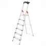 HAILO Haushaltsleiter L80 ComfortLine Aluminium 6 Stufen