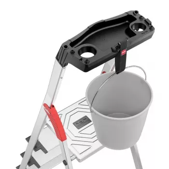 HAILO Haushaltsleiter L80 ComfortLine Aluminium 7 Stufen