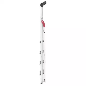 HAILO Haushaltsleiter L80 ComfortLine Aluminium 5 Stufen