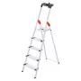 HAILO Haushaltsleiter L80 ComfortLine Aluminium 5 Stufen