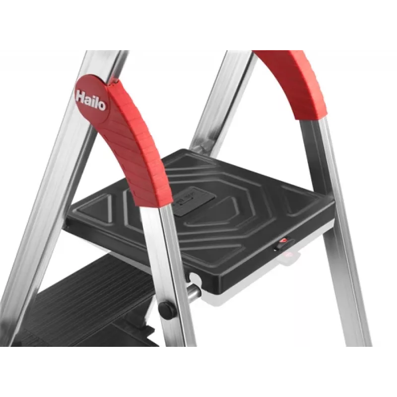 HAILO L100 TopLine Aluminium 4-Stufen-Haushaltsleiter
