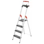 HAILO L100 TopLine Aluminium 4-Stufen-Haushaltsleiter