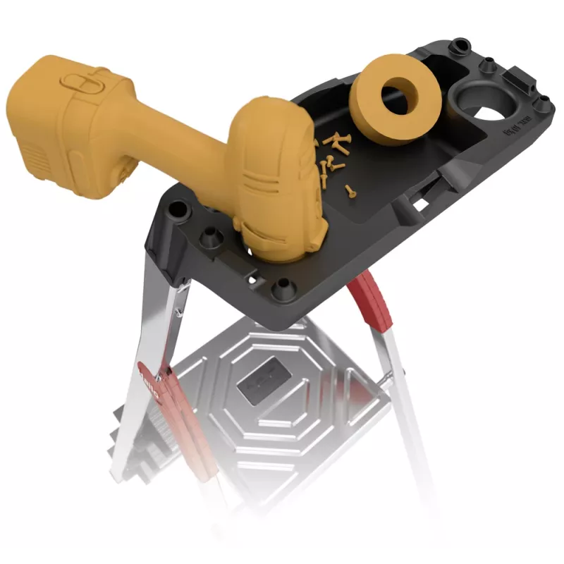 HAILO L60 StandardLine Aluminium 8-Stufen Haushaltsleiter