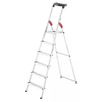 HAILO L60 StandardLine Aluminium-Stehleiter, 6 Stufen, 150 kg, EN 131