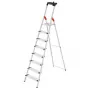 HAILO L80 ComfortLine Aluminium-Stehleiter, 8 Stufen