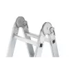HAILO M60 Universal-Leiter Aluminium 4x3 Sprossen Mehrzweck-Gelenkleiter