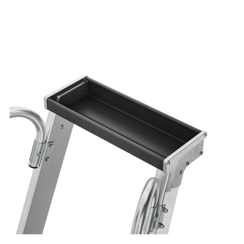 HAILO Master P80 Aluminium mobile Plattform-Trittleiter, 5 Stufen, 150 kg, EN 131