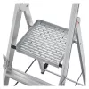 HAILO Master P80 Aluminium mobile Plattform-Trittleiter, 5 Stufen, 150 kg, EN 131