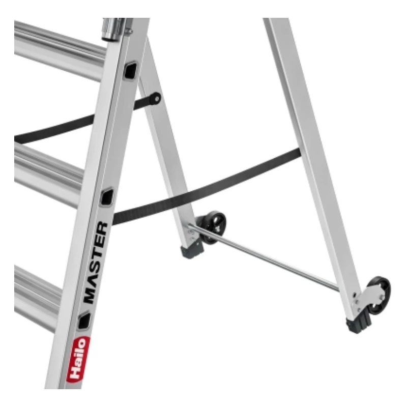 HAILO Master P80 Mobile Plattformleiter, Aluminium, 7 Stufen