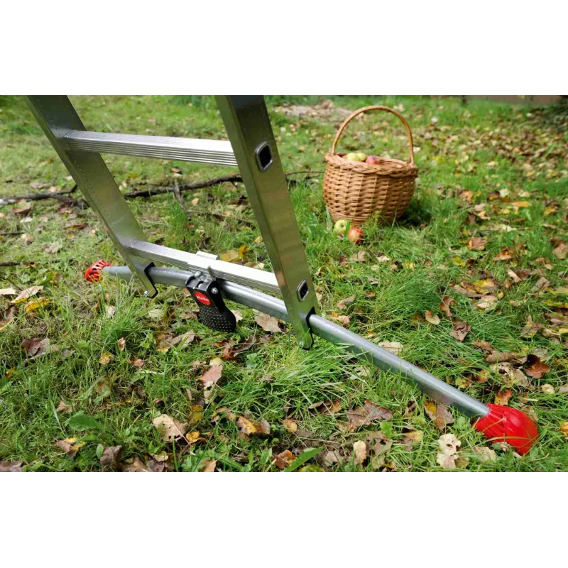 HAILO ProfiLOT Kombinationsleiter S100, Aluminium, 3x12 Sprossen, 150 kg, EN 131 Professional
