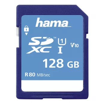 Hama 128 GB SDXC UHS-I Class 10 Speicherkarte 00213111