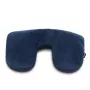Hama 2-in-1 Mikroperlen Reisekissen, Nackenstütze, 35 x 25 cm, Dunkelblau (00178169)