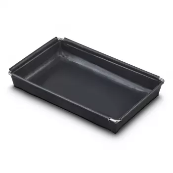 Hama Heißluftfritteusen-Einlage, Antihaft, Ofenfest, 12,5 x 20 cm, Schwarz 00002925