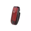 Hama Clip-On Warnleuchte mit LED, Rot, Schwarz, Batteriebetrieben, CR2032, Spritzwassergeschützt, für Laufen, Radfahren, Gehen