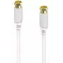 Hama Koaxialkabel für Kabelrouter, Netzwerk, F-Stecker, 75 Ohm, 120 dB, 3,00 m 00202033