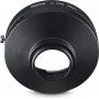 Hama Objektivadapter für Nikon F-Mount Objektive an C-Mount Kameras, Metall, Schwarz (00030771)