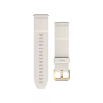 Hama NFC-Zahlungsarmband, kontaktlos, für Uhr/Smartwatch, 20 mm, Beige 00178658