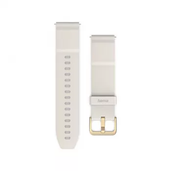 Hama NFC-Zahlungsarmband, kontaktlos, für Uhr/Smartwatch, 22 mm, Beige (00178660)