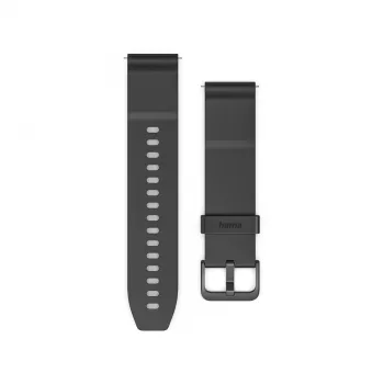 Hama NFC-Zahlungsarmband, kontaktloses Bezahlen, für Uhr/Smartwatch, 20 mm, Schwarz 00178657
