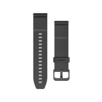 Hama NFC-Zahlungsarmband für Uhren und Smartwatches, 22 mm, Schwarz 00178659