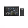 Hama Smarte Wetterstation mit Außensensor, Thermometer, Hygrometer, Barometer, WLAN, Schwarz (00176675)