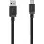 Hama USB-A auf USB-C Lade- und Datenkabel, 2 m, Schwarz 00201812