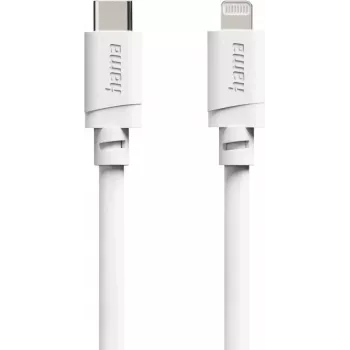 Hama USB-C auf Lightning Kabel, MFi-zertifiziert, 1 m, Weiß 00201815