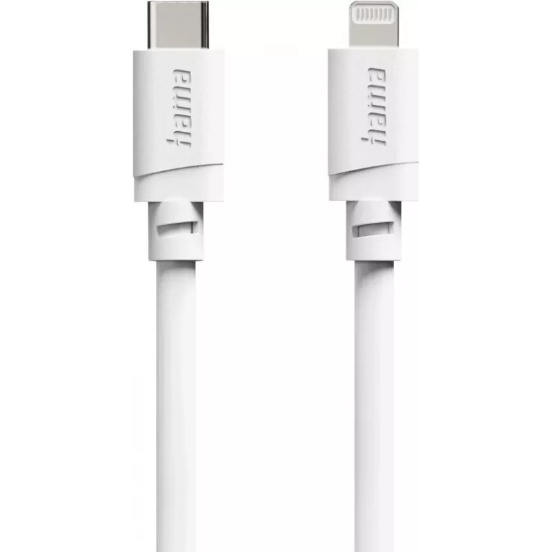 Hama USB-C auf Lightning Kabel, MFi-zertifiziert, 1 m, Weiß 00201815