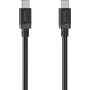 Hama USB-C auf USB-C Ladekabel, 60W Power Delivery, 1m, Schwarz 00201806