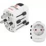 Hama World Travel Pro Universal-Reiseadapter, 3-polig, 1500W, Weiß 00223465