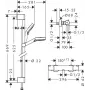 Hansgrohe Crometta Duschsystem mit Thermostat